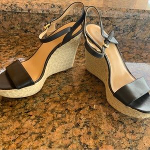 EUC Michael Kors Wedges 10 Black